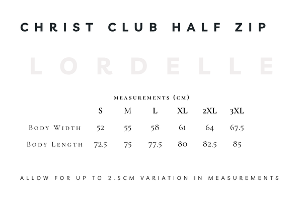 CHRIST CLUB HALF ZIP